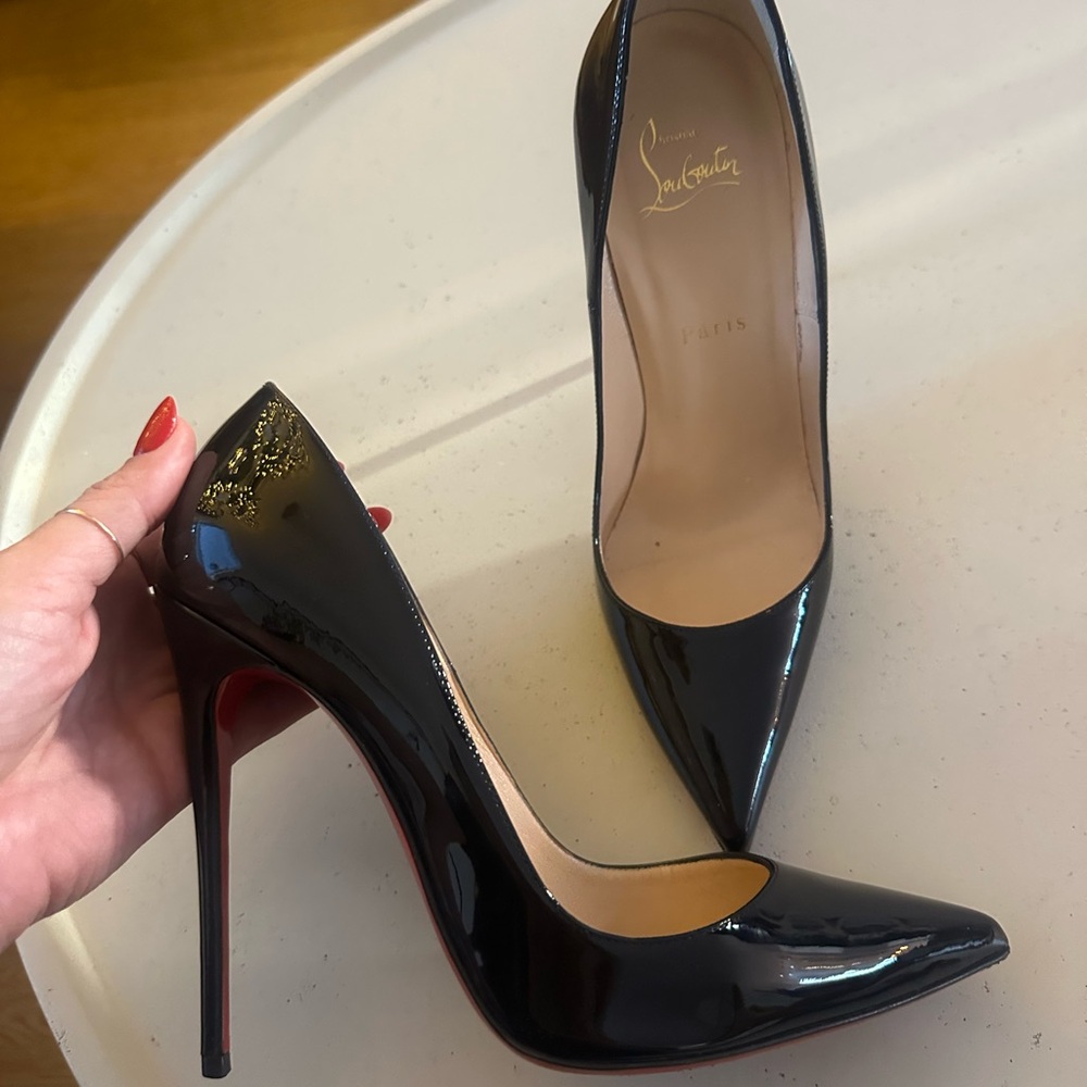 Christian Louboutin- So Kate - Black Patent - 120mm - 38.5